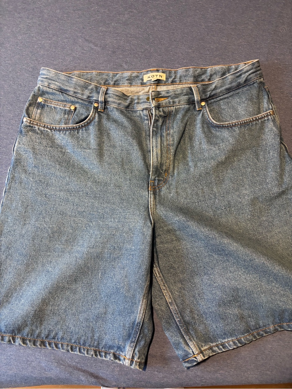 KOTN Unisex Antifit Denim Shorts
